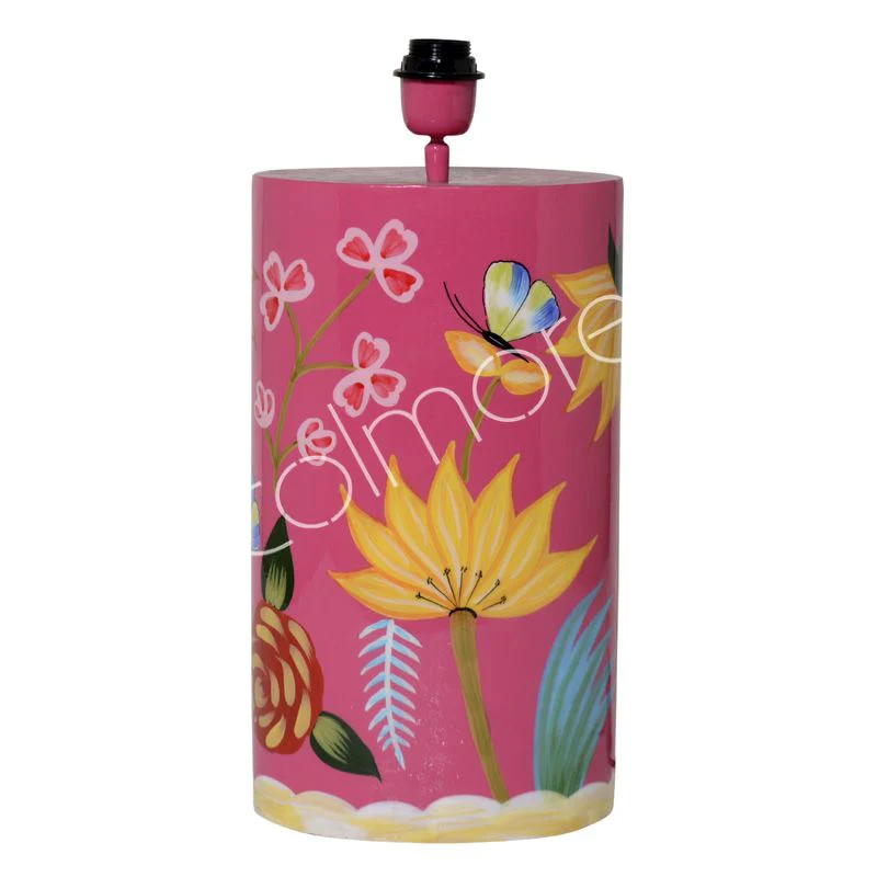 Diga Colmore Tafellamp  Handbeschilderd Fuchsia