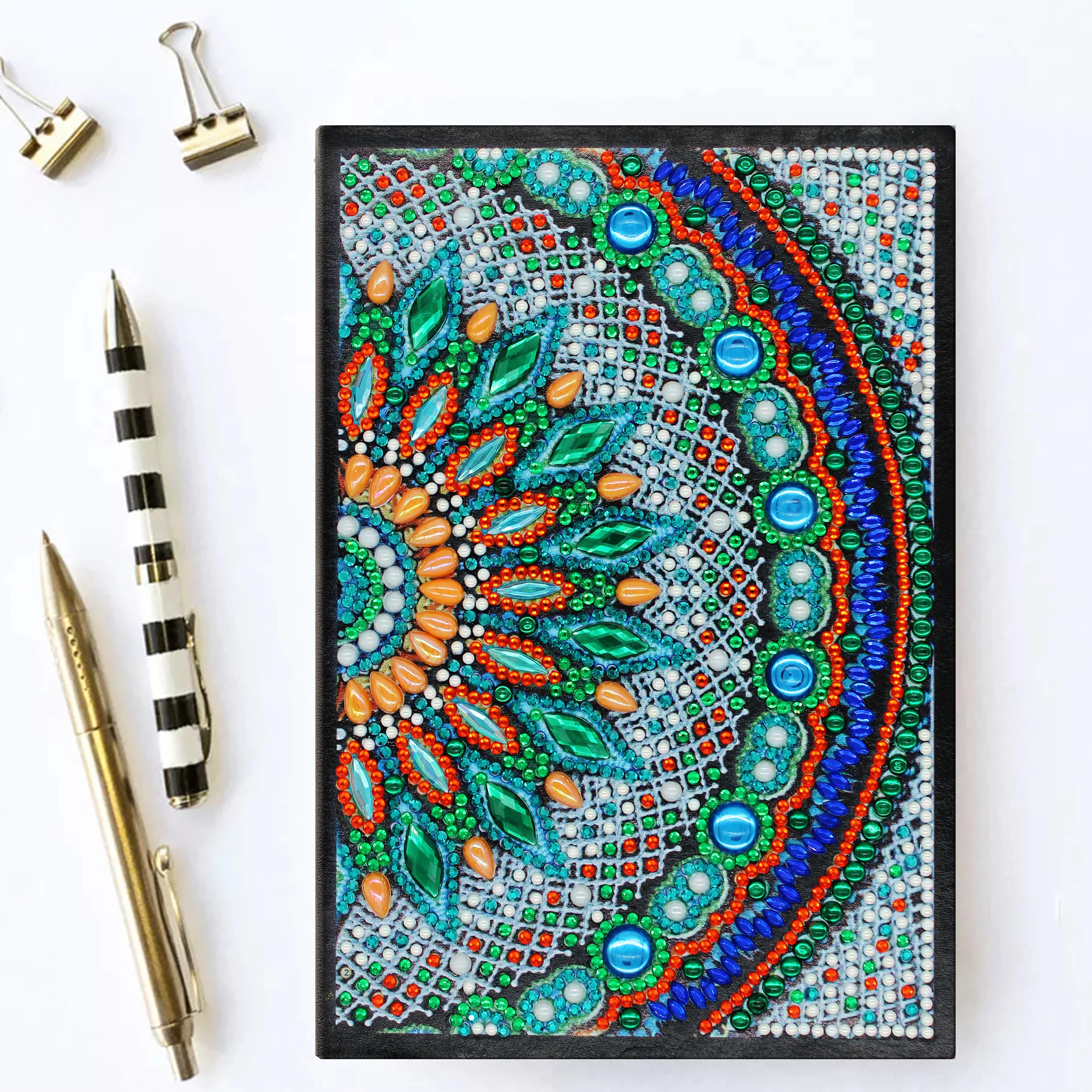Diamond Painting Notitieboek – Grote Ronde Mandala