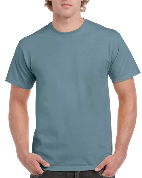 Shirt – lichtblauw – volwassenen – (ontwerp naar keuze)