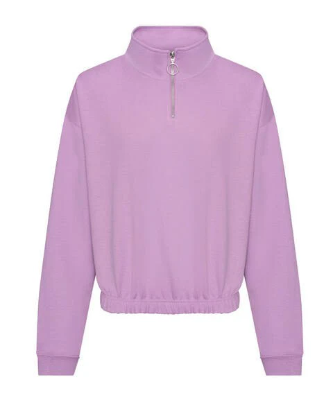 Zipped sweater – Lavendel – volwassenen – (ontwerp naar keuze)