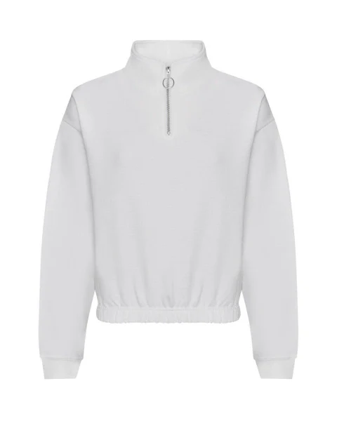 Zipped sweater – Wit – volwassenen – (ontwerp naar keuze)
