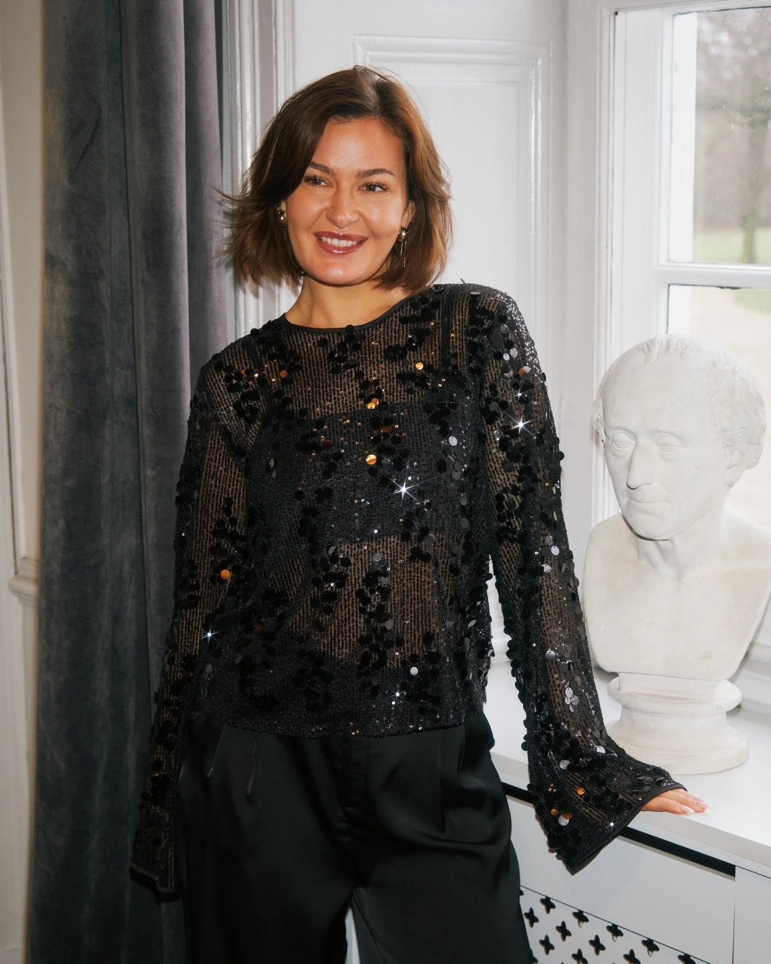 Blake Sequin Blouse