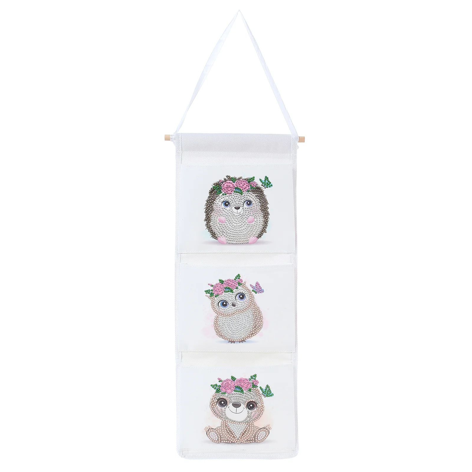 Diamond Painting Hangende Opbergzakken – Schattige Dieren Diamond Painting Hangende Opbergzakken – Schattige Dieren