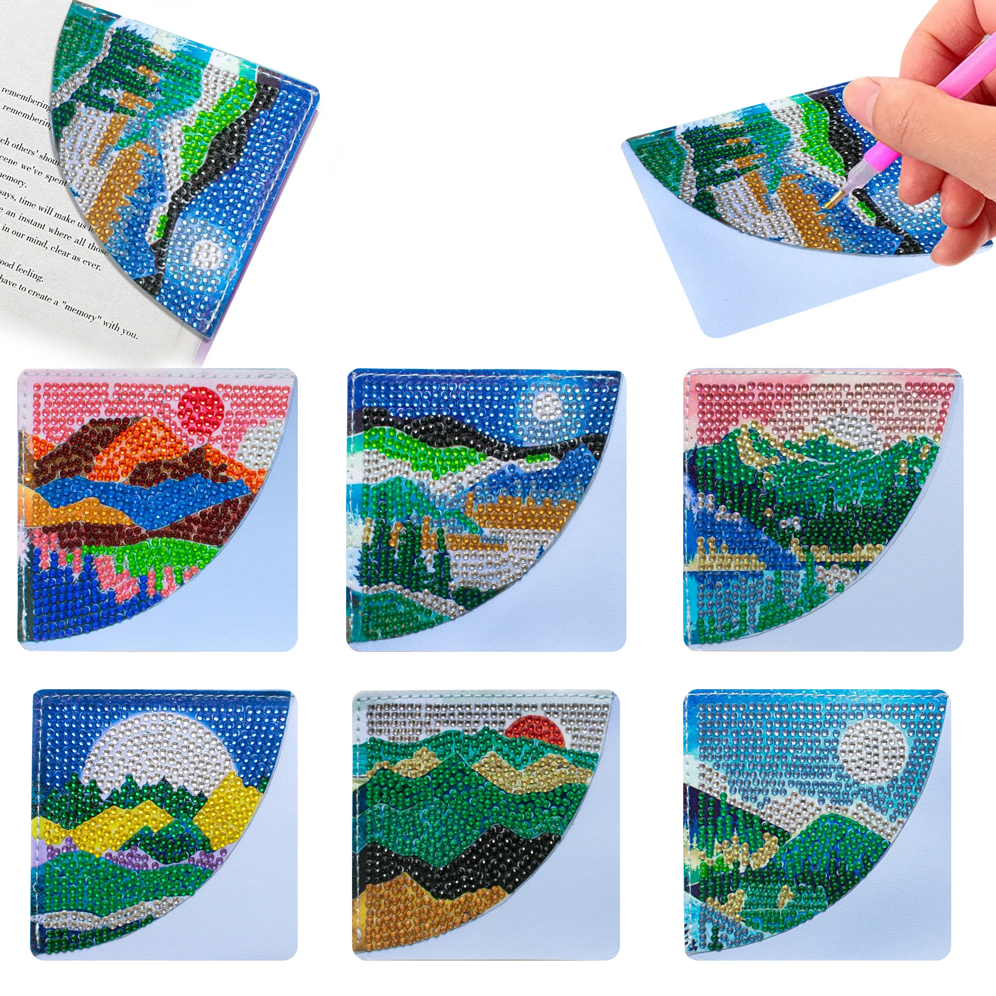 Diamond Painting Hoek Boekenleggers – Natuur Diamond Painting Hoek Boekenleggers – Natuur
