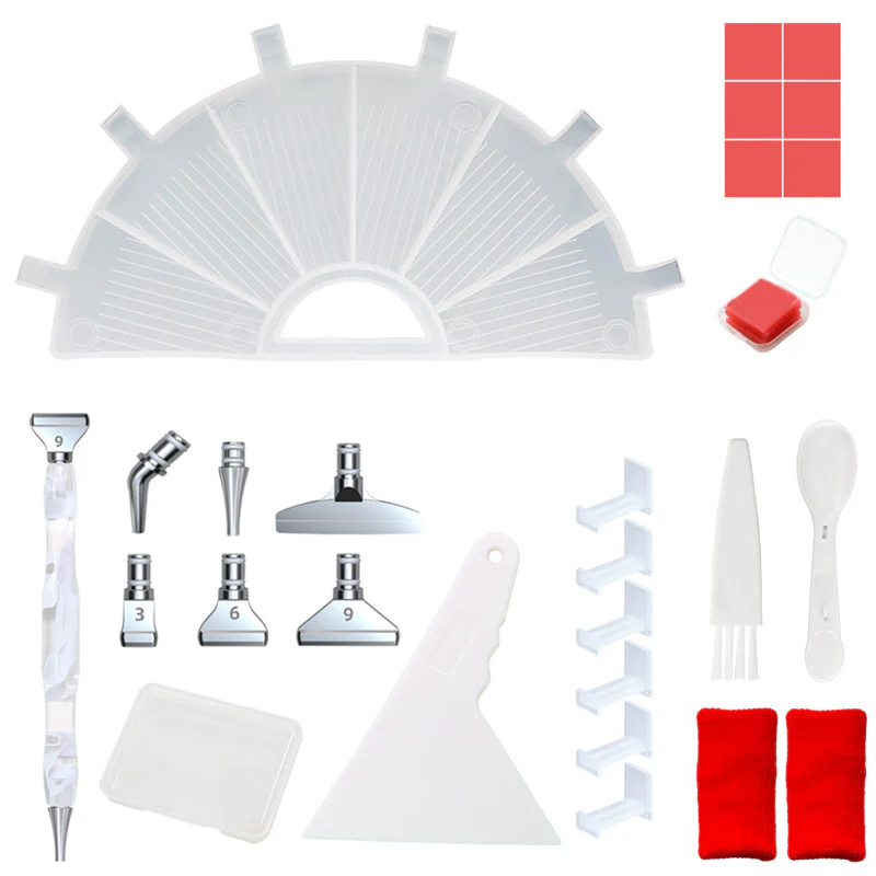 Ronde Schudbakje met 6 vakjes & Accessoires Ronde Schudbakje met 6 vakjes & Accessoires
