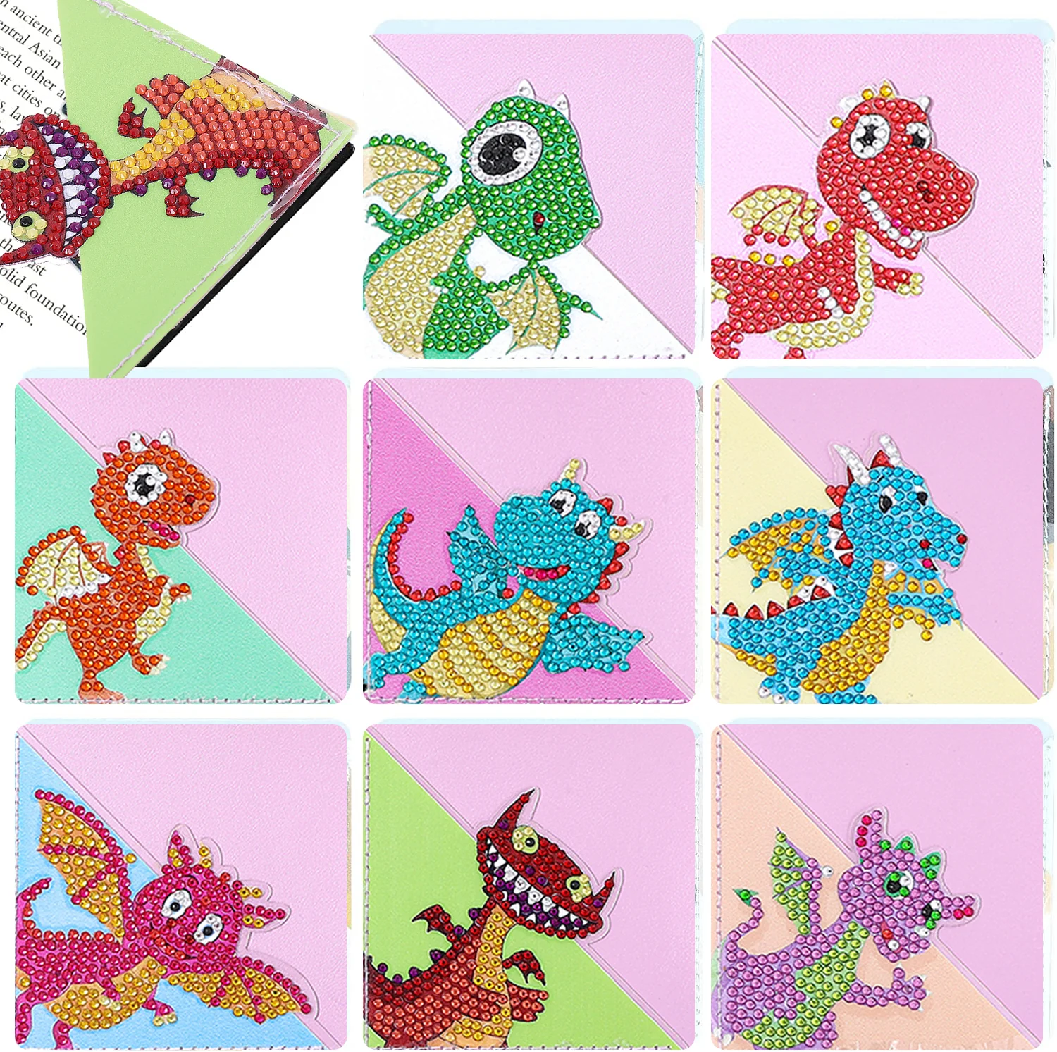 Diamond Painting Hoek Boekenleggers – Dino’s