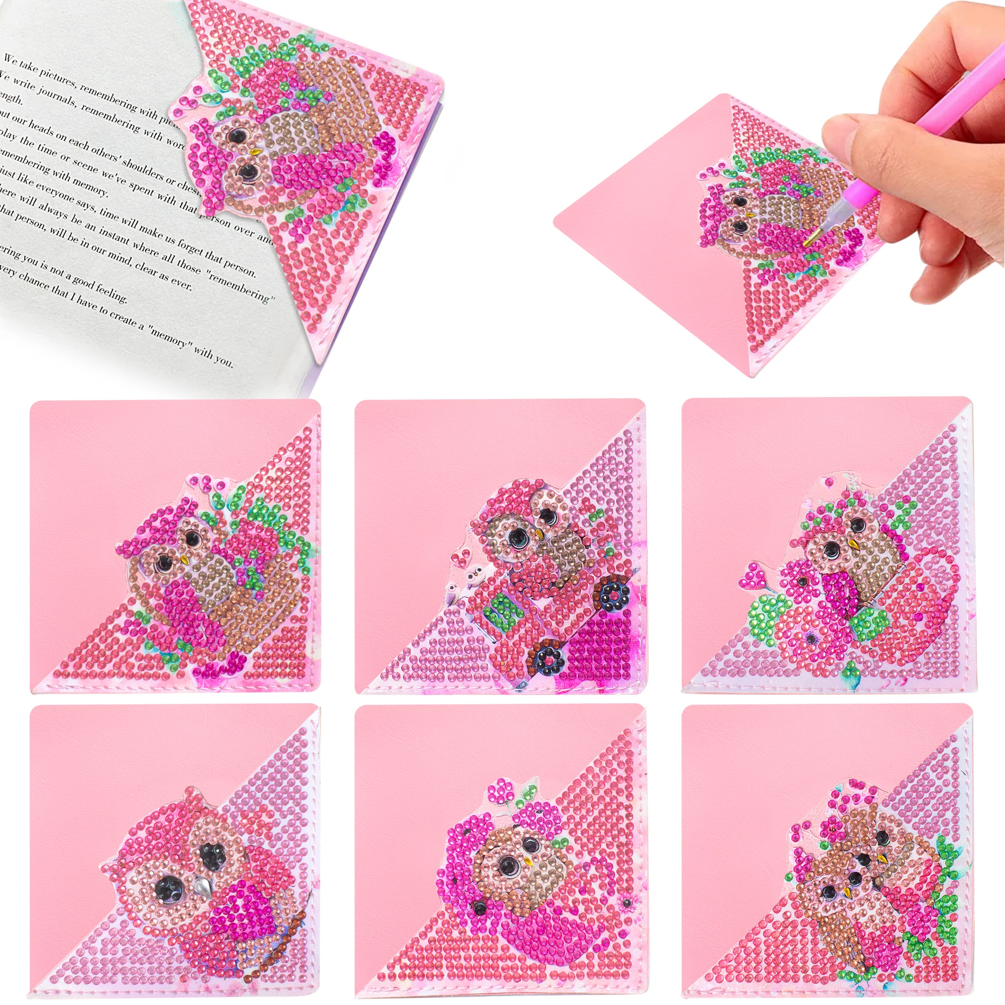 Diamond Painting Hoek Boekenleggers – Uilen Diamond Painting Hoek Boekenleggers – Uilen