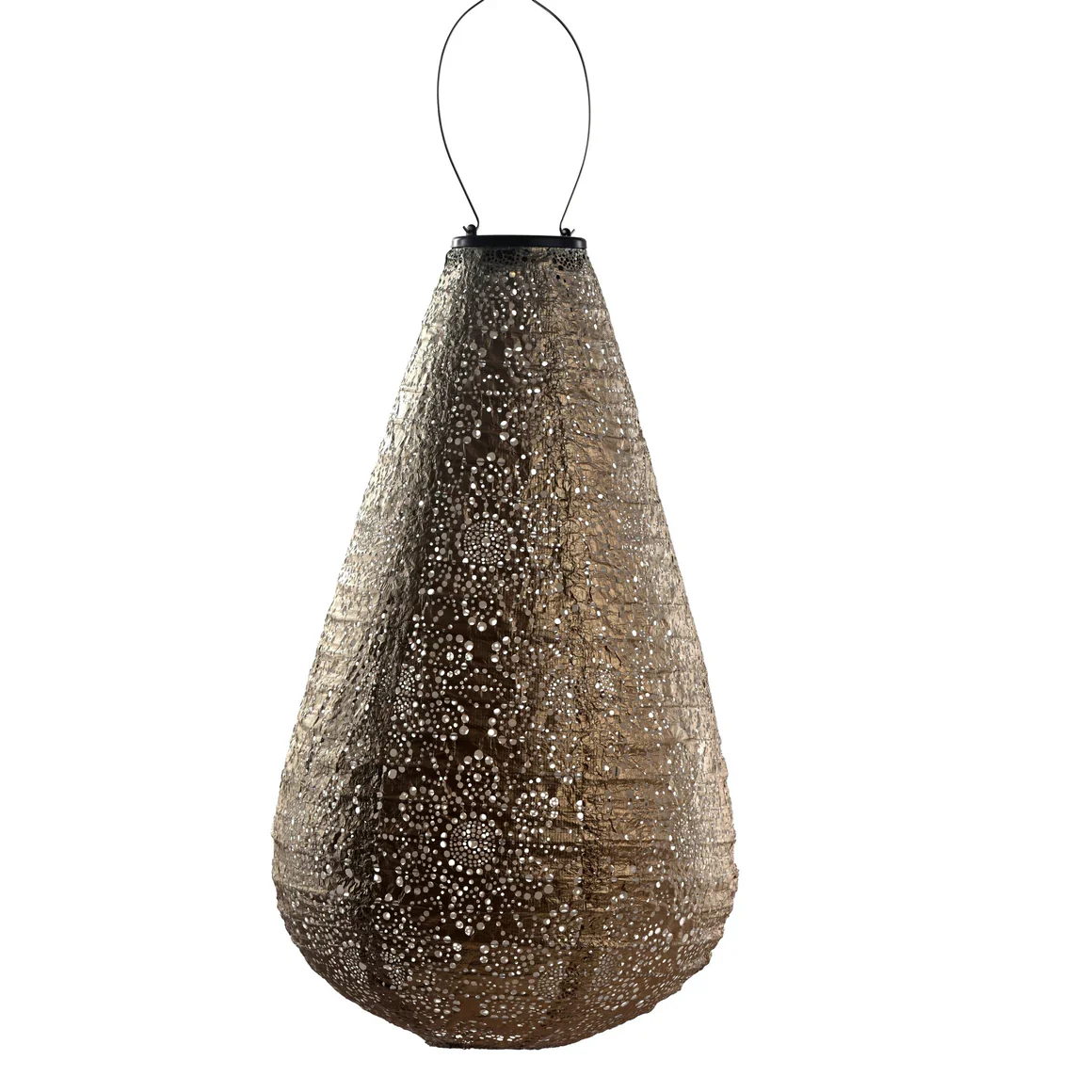 Lumiz Solar Lampion – Drop 28cm Fiore (Gold)