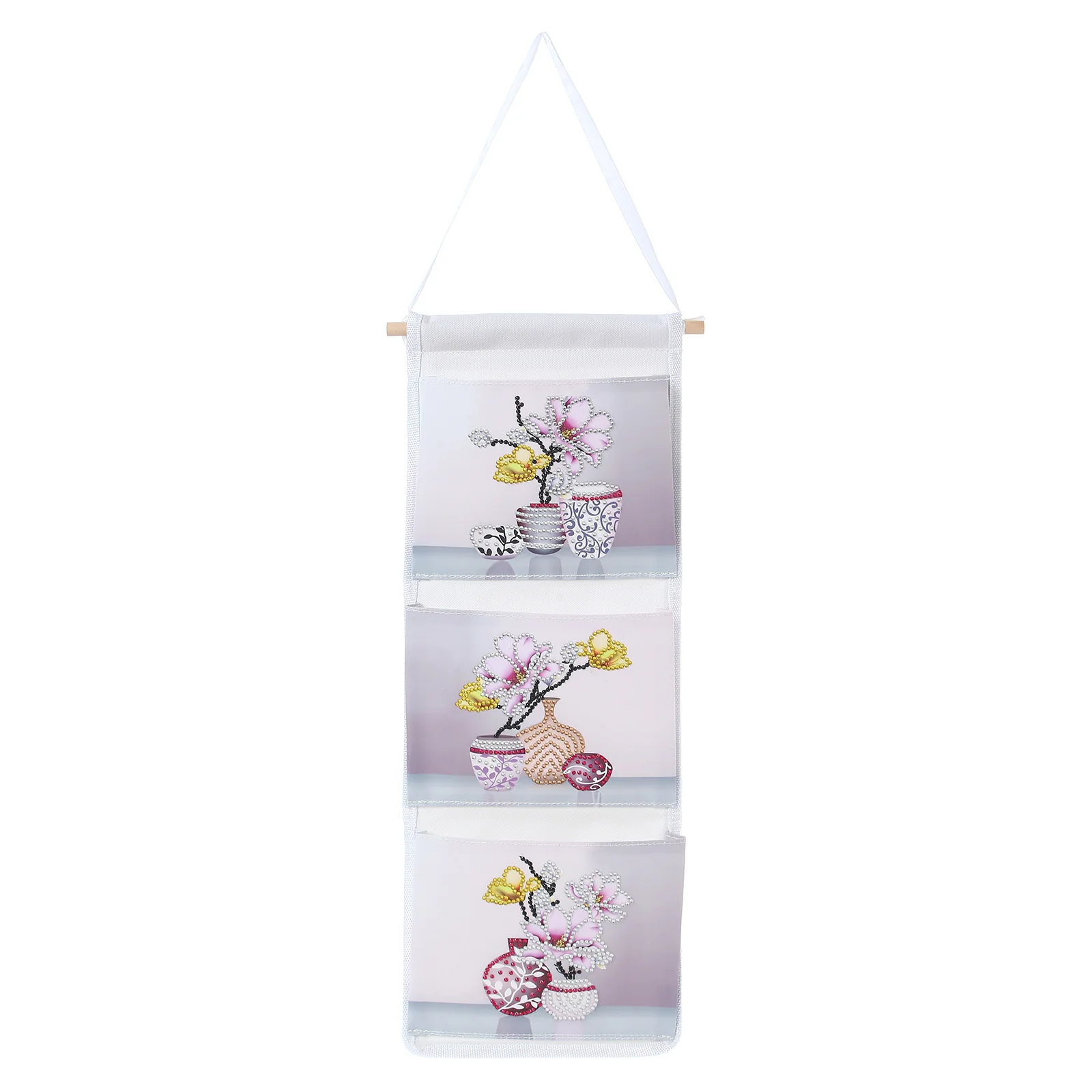 Diamond Painting Hangende Opbergzakken – Bloemen Diamond Painting Hangende Opbergzakken – Bloemen