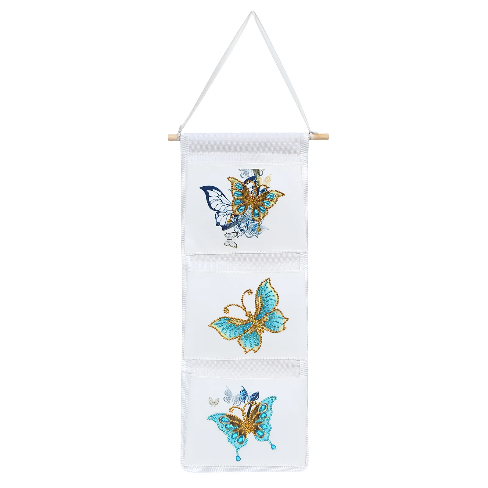 Diamond Painting Hangende Opbergzakken – Grote Vlinders Diamond Painting Hangende Opbergzakken – Grote Vlinders