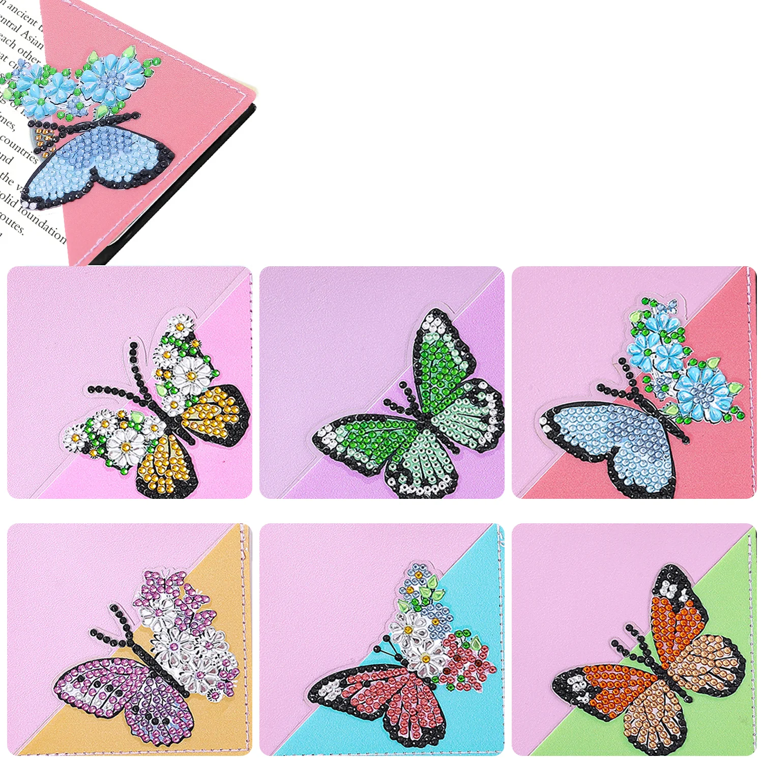 Diamond Painting Hoek Boekenleggers – Vlinders Diamond Painting Hoek Boekenleggers – Vlinders