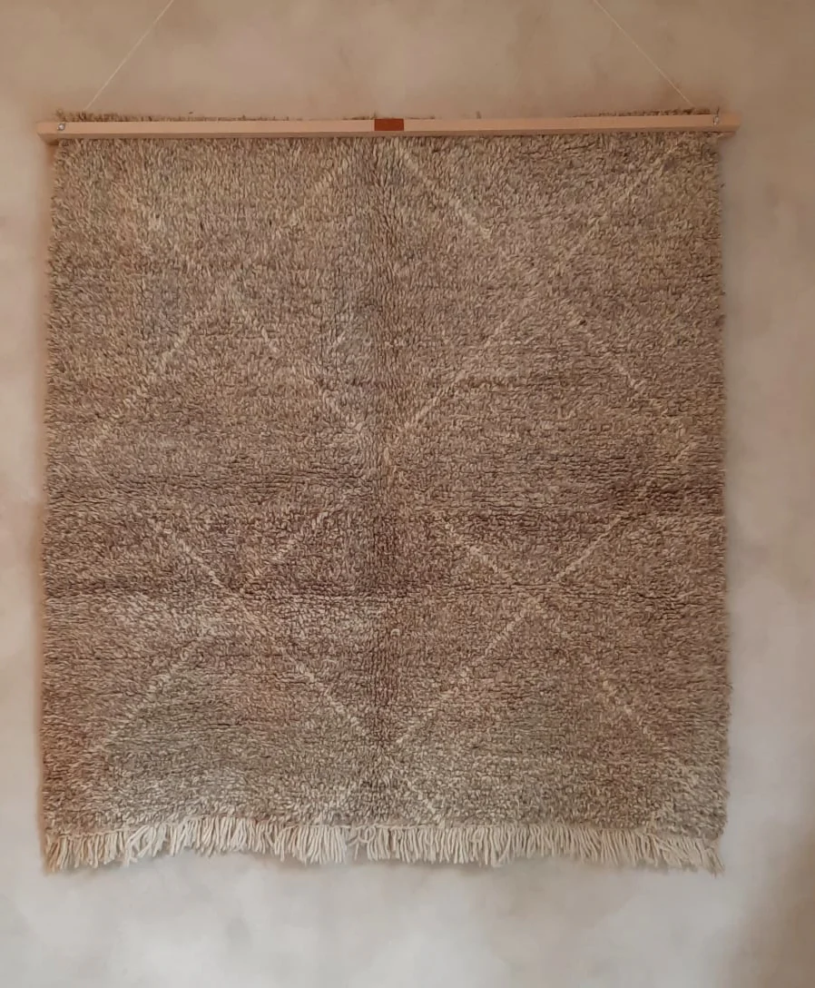 Beni Ouarain vloerkleed (180 x 175 cm)