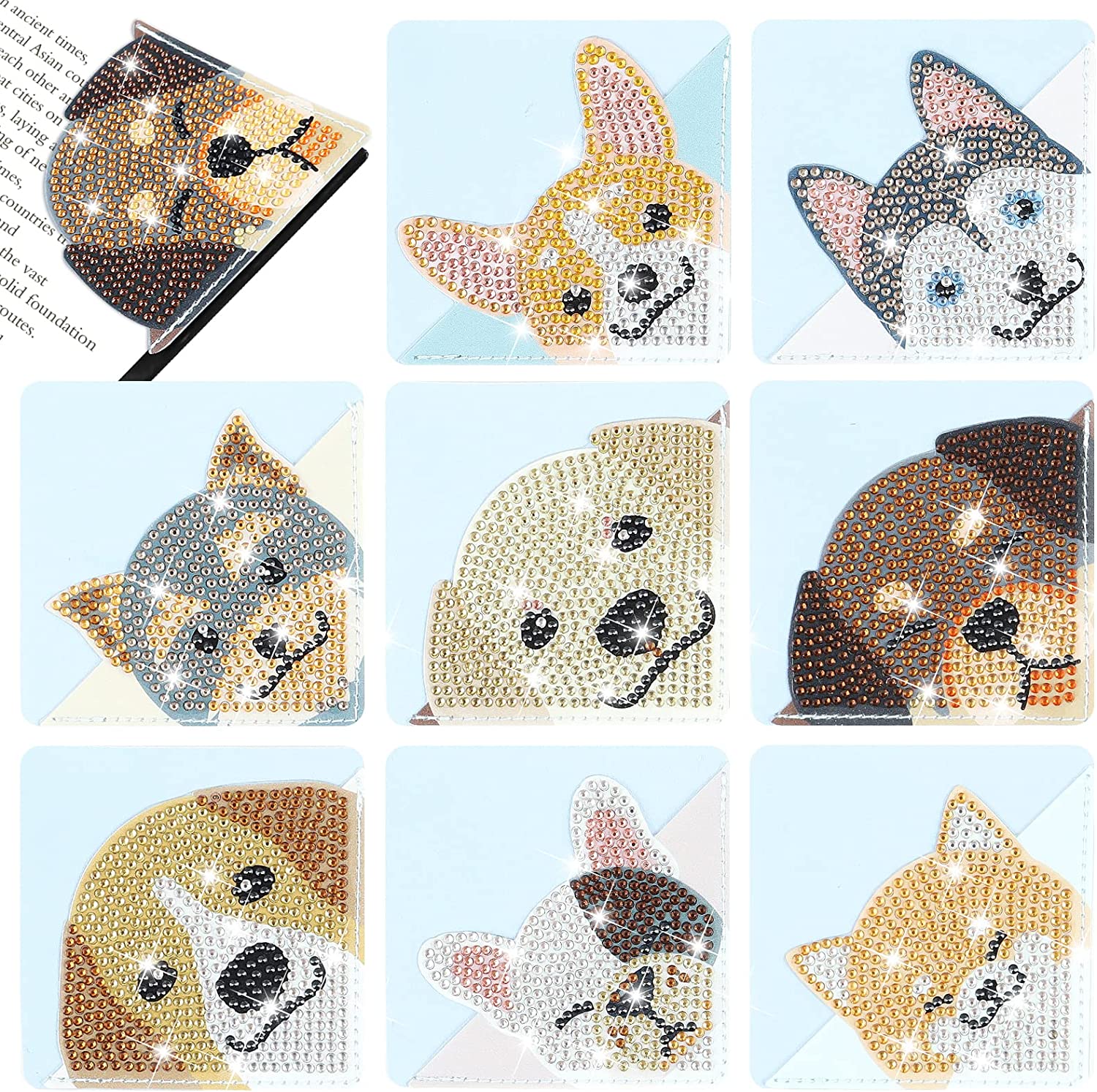 Diamond Painting Hoek Boekenleggers – Honden Diamond Painting Hoek Boekenleggers – Honden
