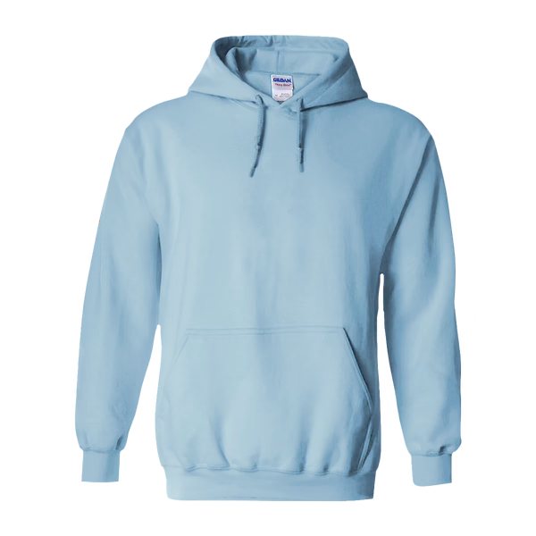 Hoodie – Lichtblauw – volwassenen – (ontwerp naar keuze)