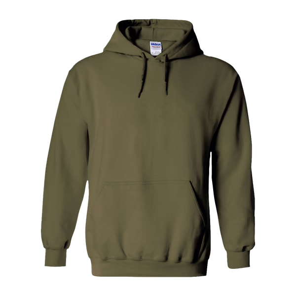 Hoodie – Army groen – volwassenen – (ontwerp naar keuze)