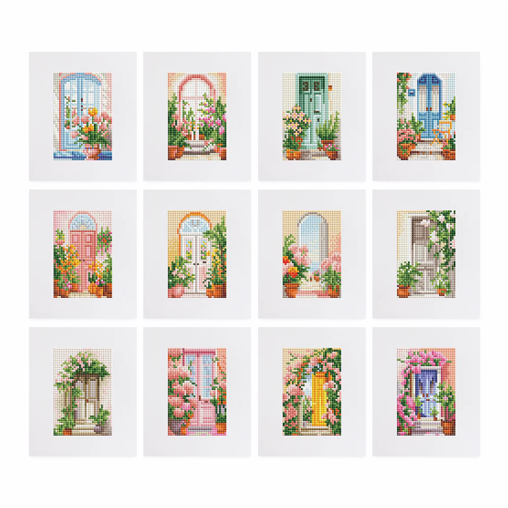 12 Mini Diamond Paintings – Deuren