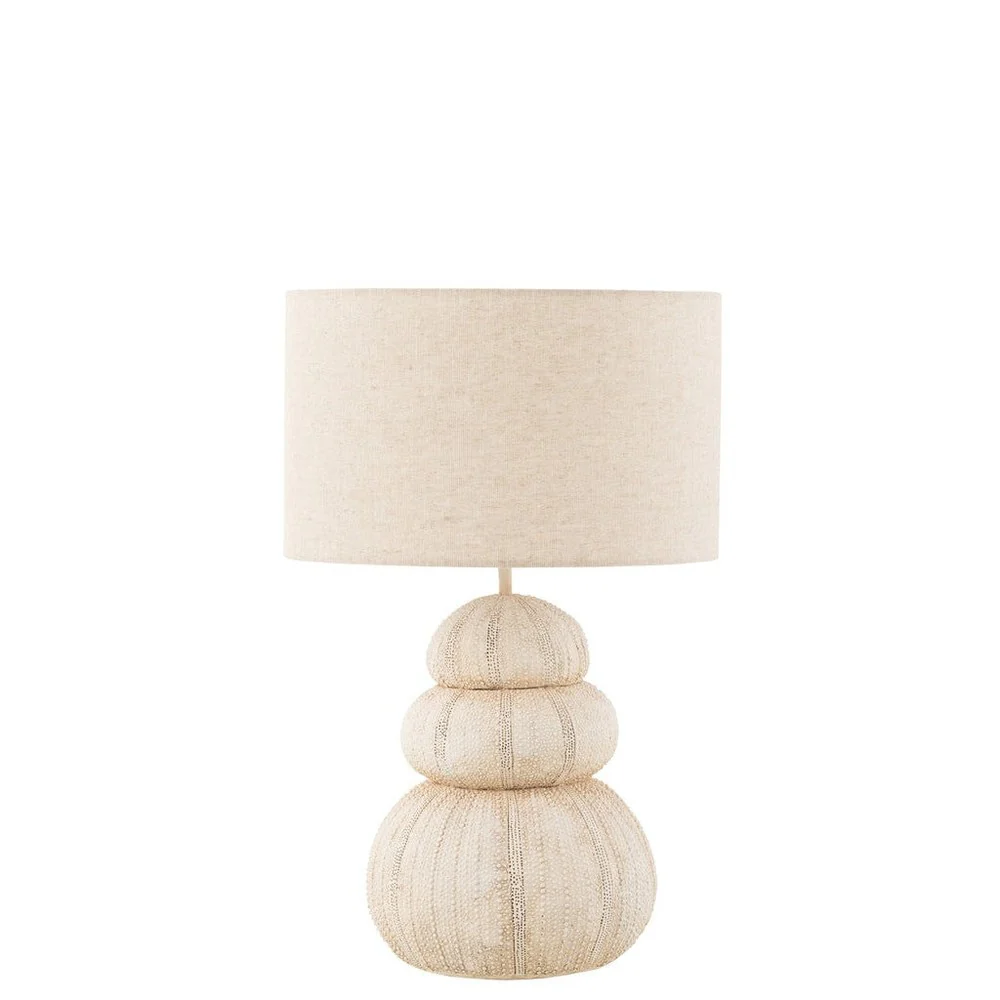 Tafellamp Beige Calcium carbona 30 cm 30.5×30.5×47 cm
