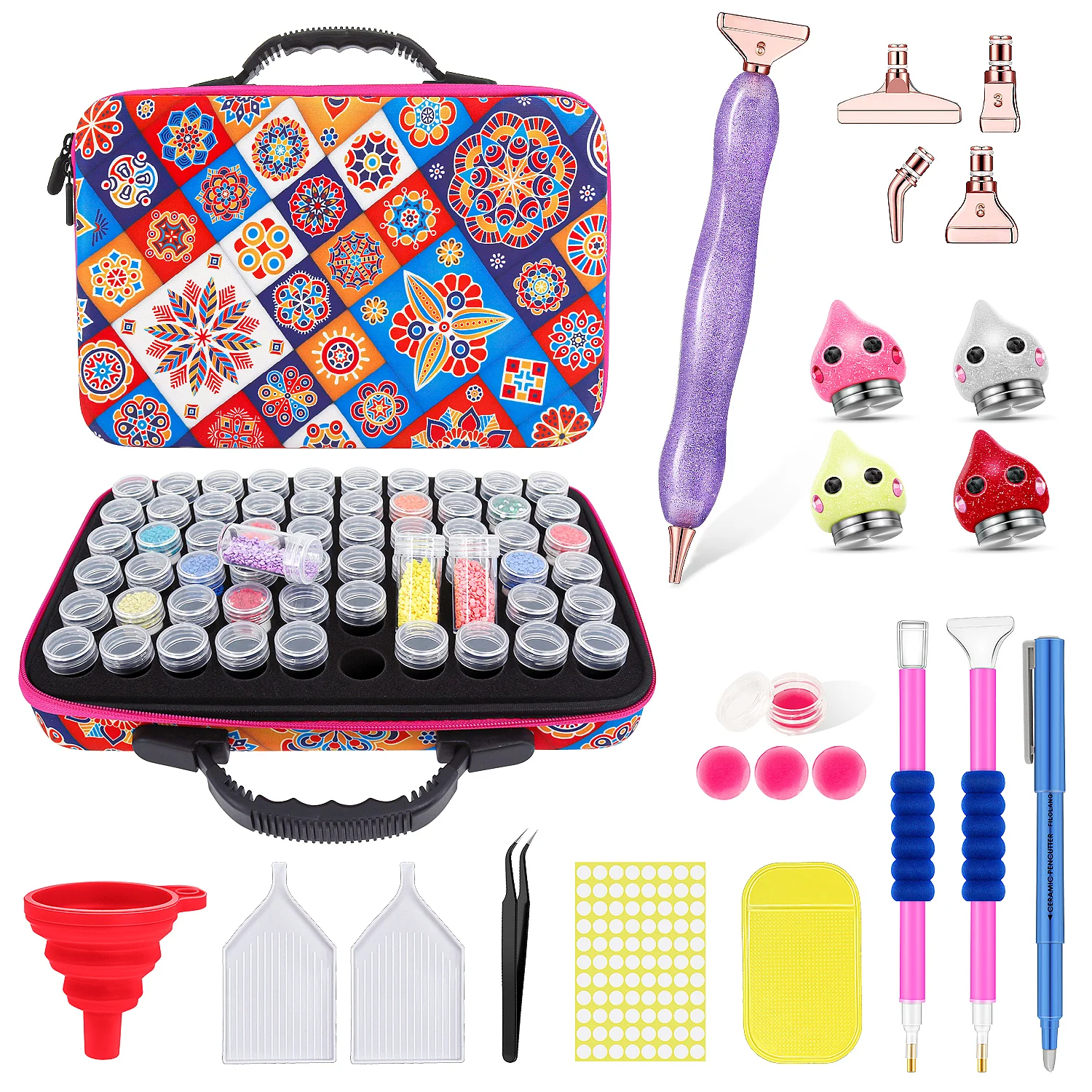 Kleine Mandala’s Opbergkoffer met Accessoires