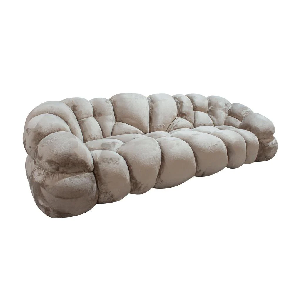 3-Zitsbank Nubibus Polyester Beige 3-Zitsbank Nubibus Polyester Beige