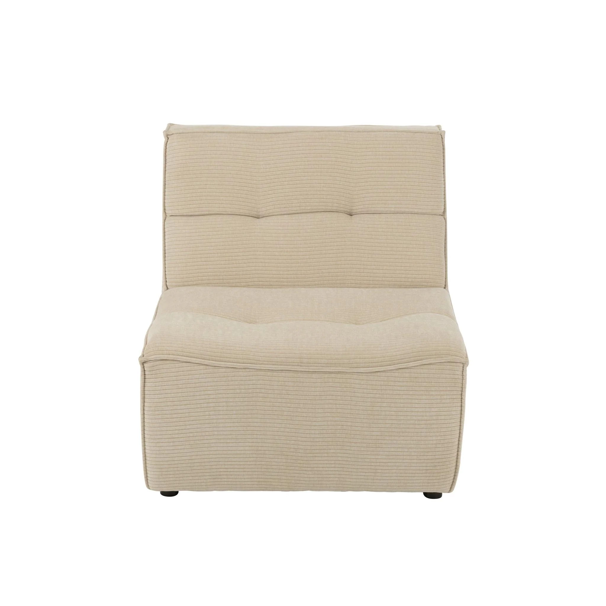 3-zitsbank Beige Populierenhout 97×83 cm