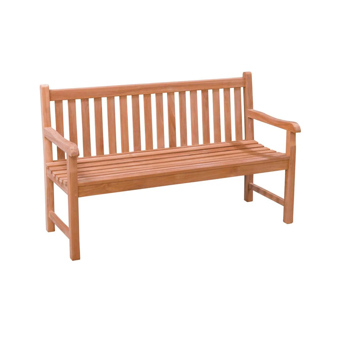 3-zitsbank Bison Teakhout Naturel hout 150×70 cm 3-zitsbank Bison Teakhout Naturel hout 150×70 cm