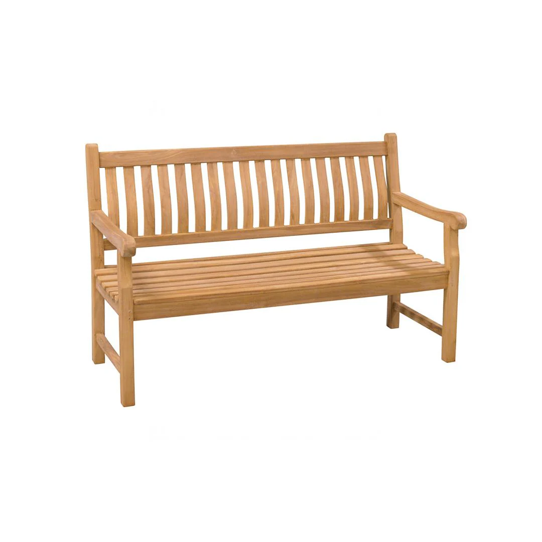 3-zitsbank Patrick Teakhout Naturel hout 150×50 cm 3-zitsbank Patrick Teakhout Naturel hout 150×50 cm