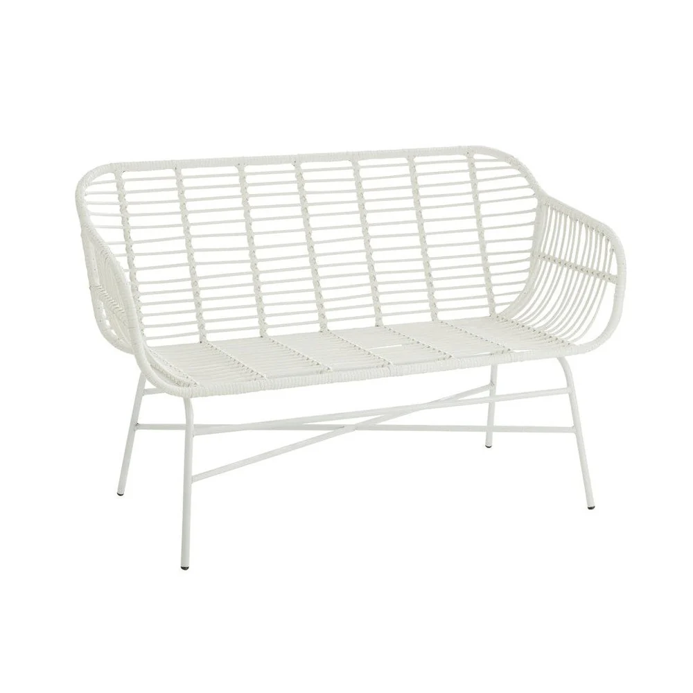 3-zitsbank Wit Ijzer 65×128 cm 3-zitsbank Wit Ijzer 65×128 cm