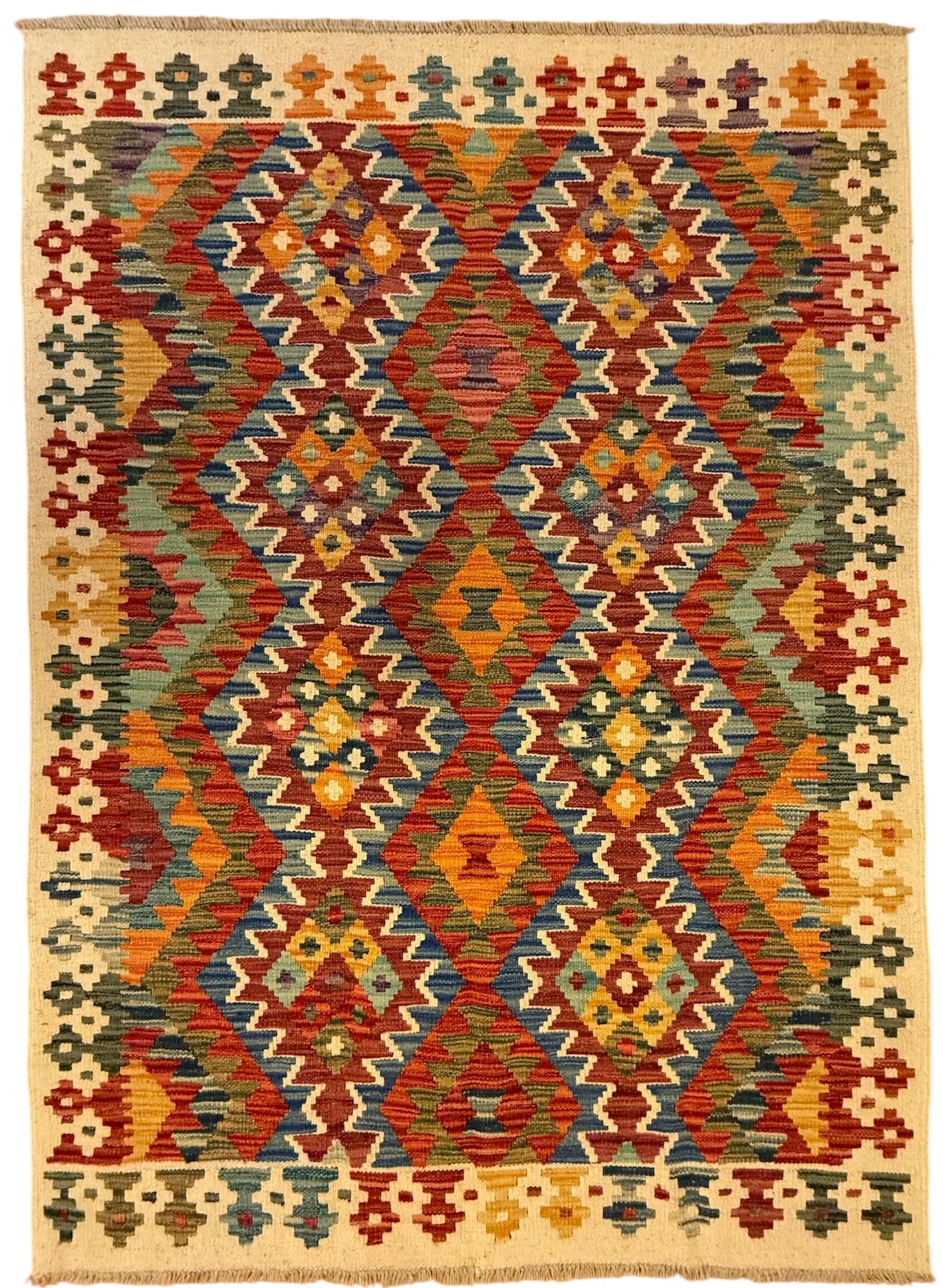 Afghaanse Kelim 126 x 173 CM