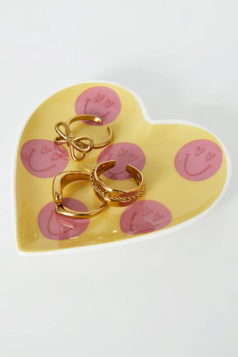 Hart Sieraden Schaal Smileys Hart Sieraden Schaal Smileys