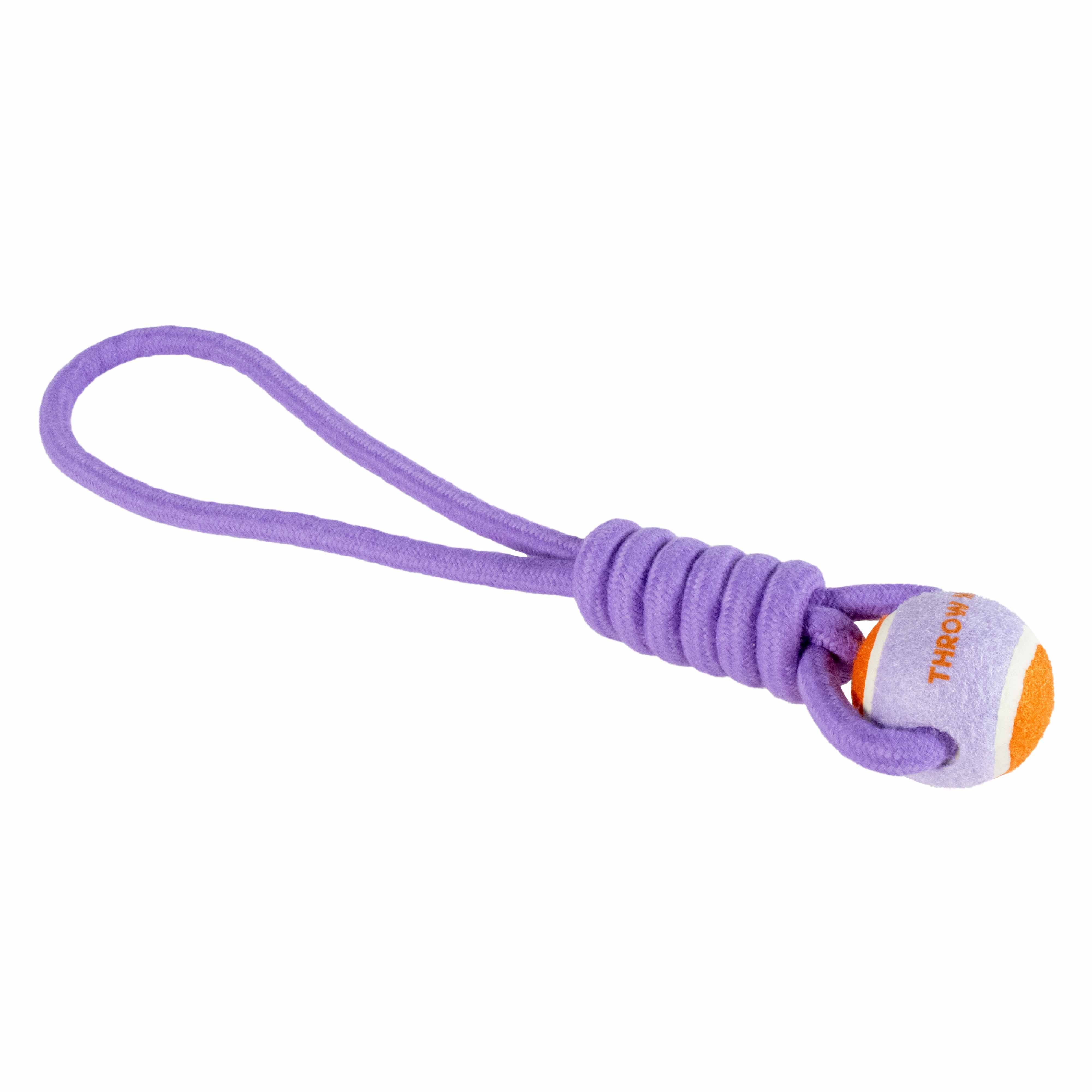 Coockoo Bal met touwlus THROW ME Paars/oranje