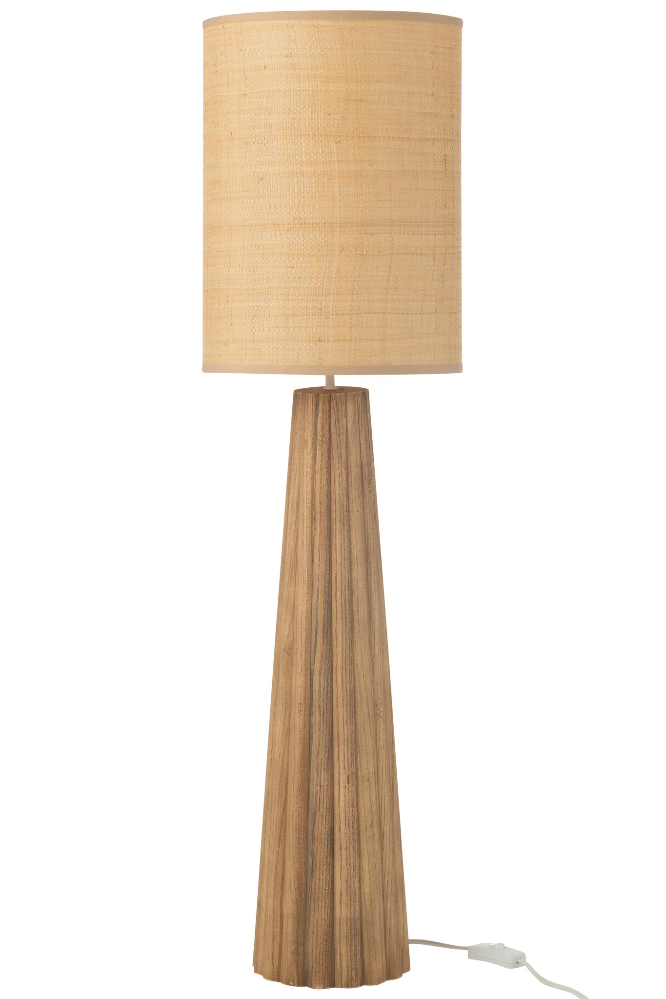 Tafellamp – Parapluvorm – Ailanthus Hout – Naturel – L