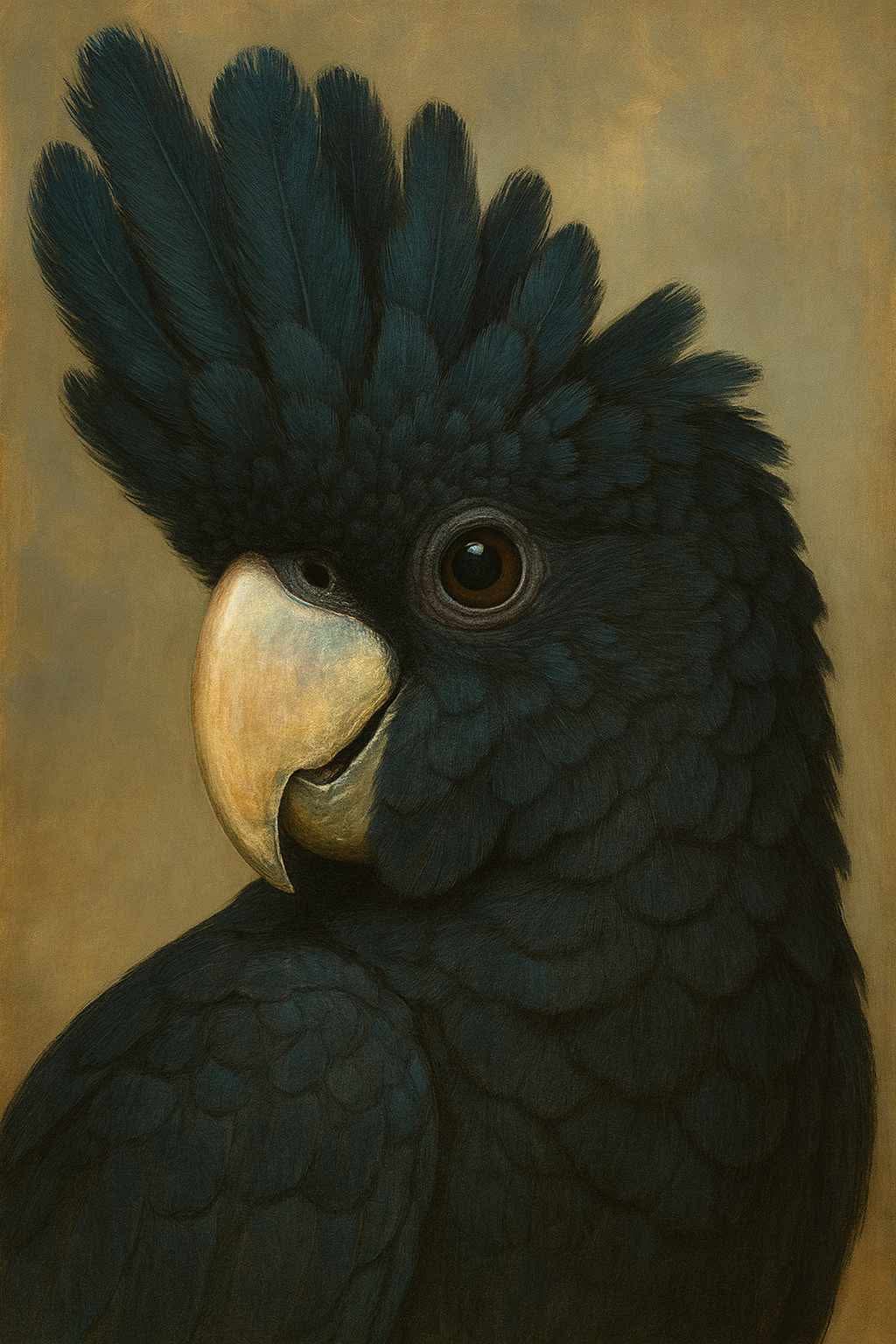 Black Cockatoo – Mint by Michelle decoupage papier
