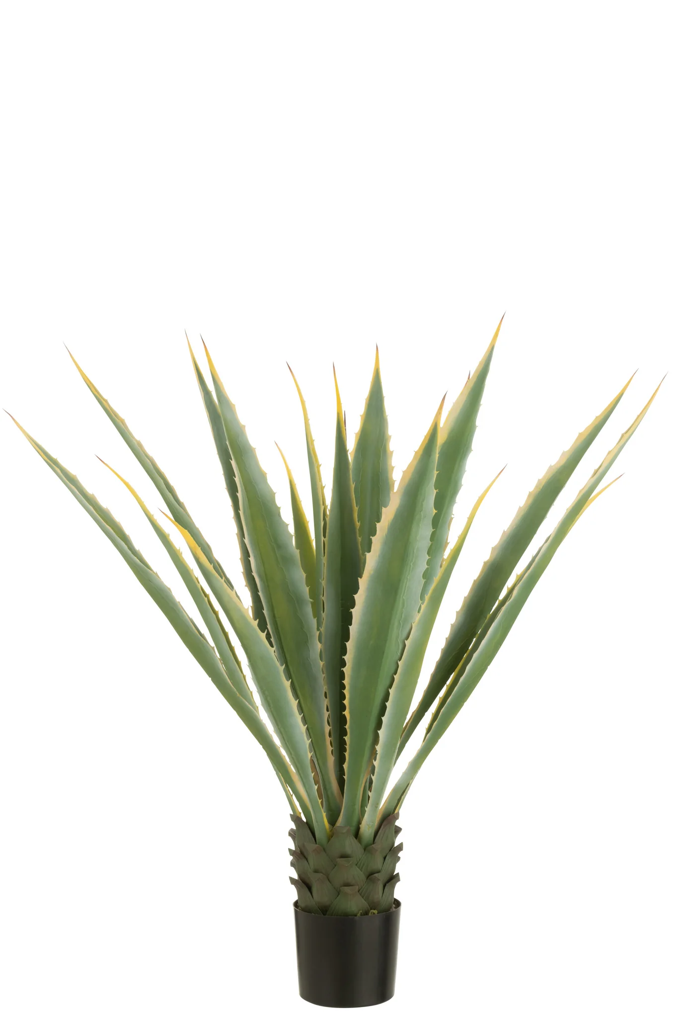 Agave – Kunstplant – In Pot – Groen/ Geel – 100x135cm