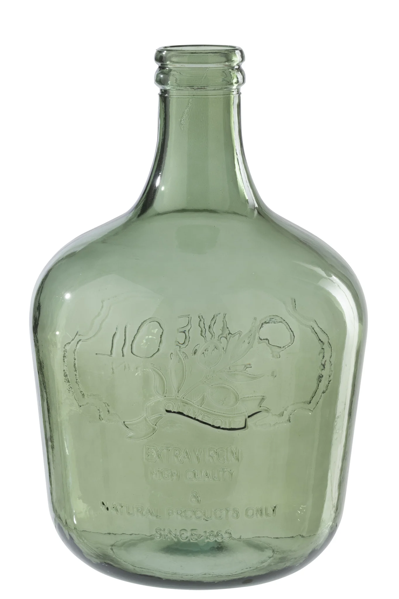 Vloervaas – Glas – Olijfgroen – 27x42cm Vloervaas – Glas – Olijfgroen – 27x42cm