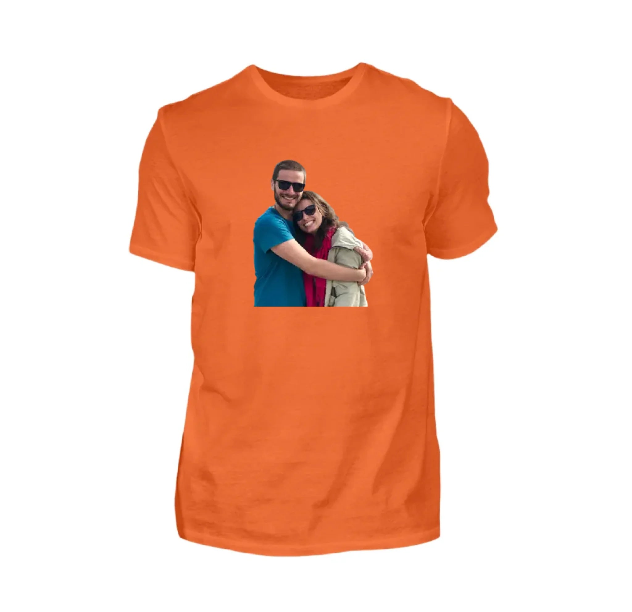 Gepersonaliseerd Koningsdag T-shirt Oranje – Jouw eigen uitgeknipte foto