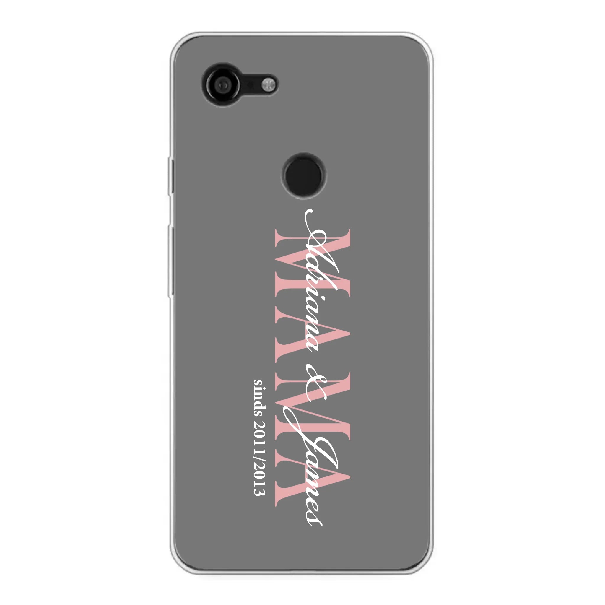 Gepersonaliseerd Google Pixel telefoonhoesje – Mama