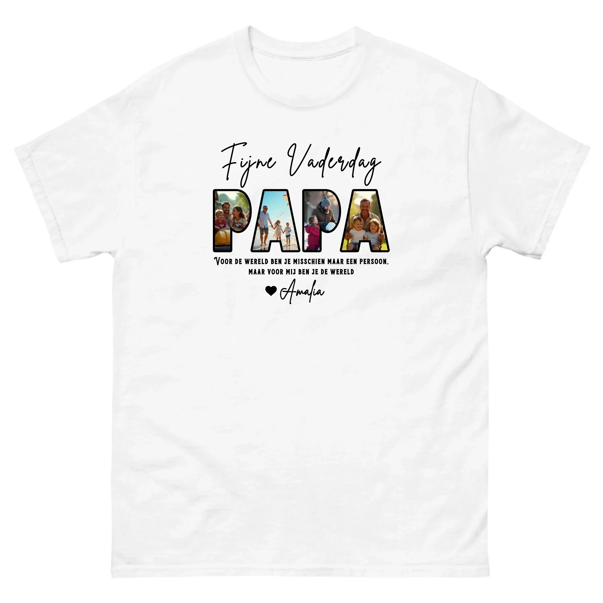 Gepersonaliseerd T-shirt – Fijne Vaderdag