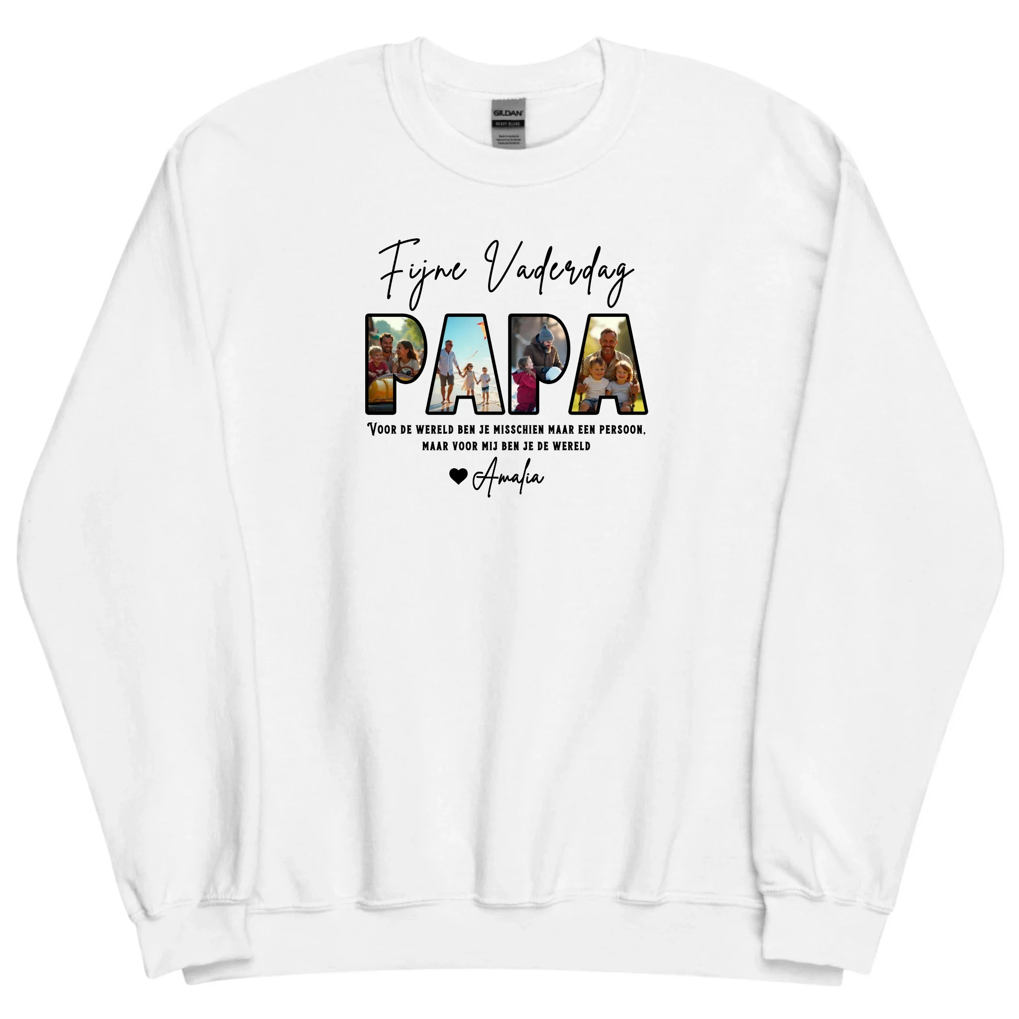 Gepersonaliseerde sweater – Fijne Vaderdag