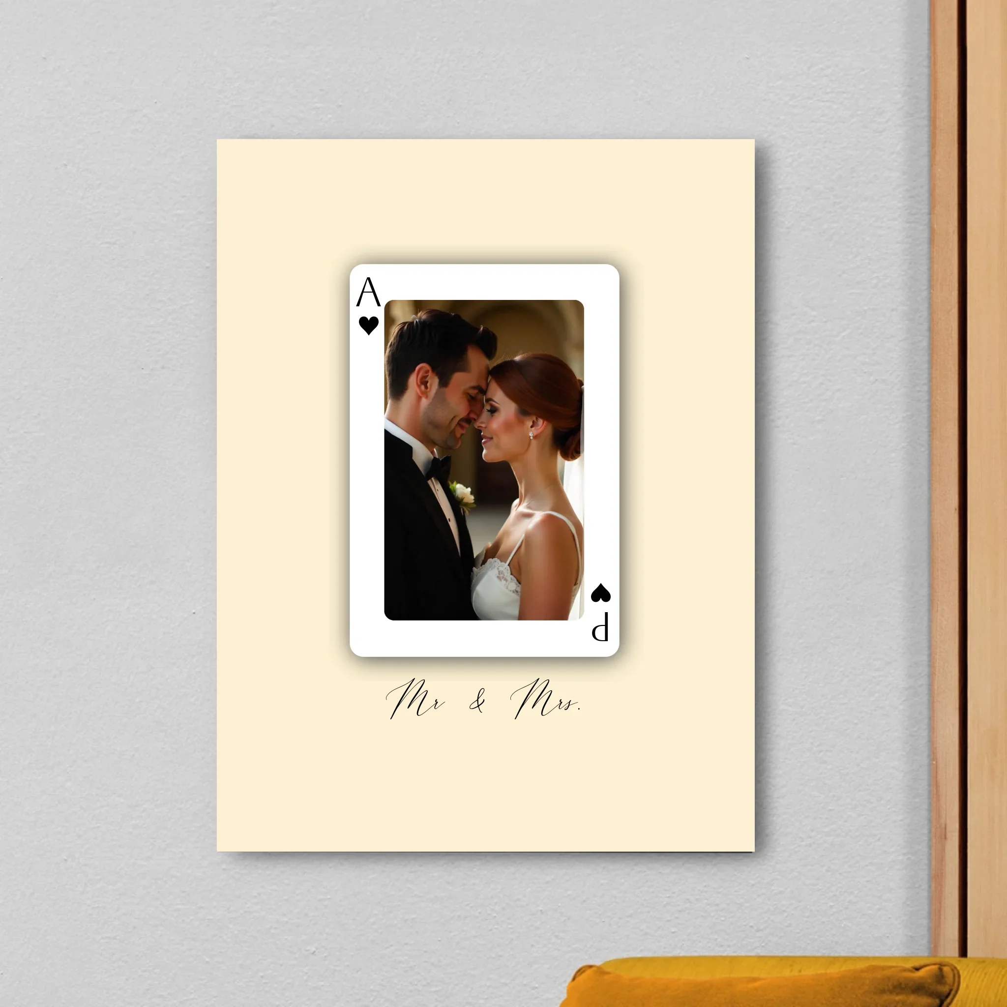 Gepersonaliseerd foto canvas – Speelkaart