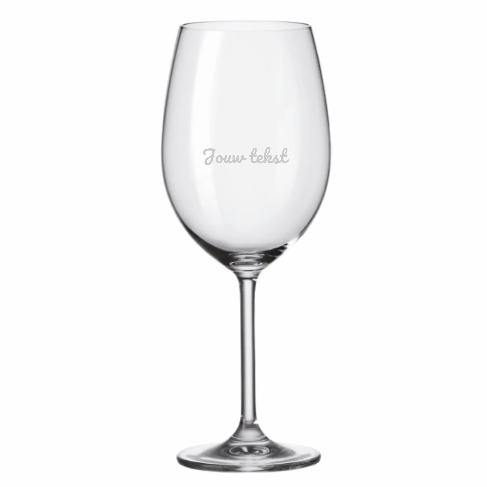 Gepersonaliseerd wijnglas met je eigen tekst