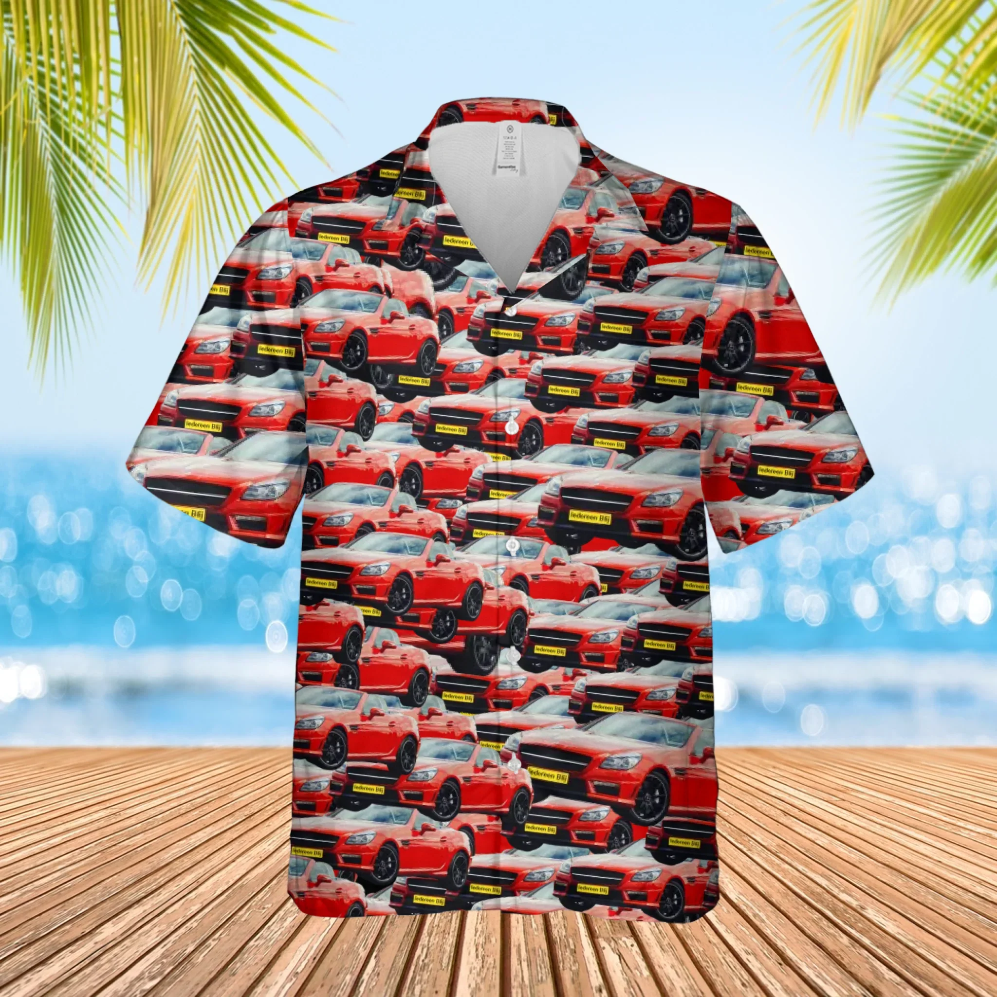 Gepersonaliseerd overhemd met oneindig keer je auto