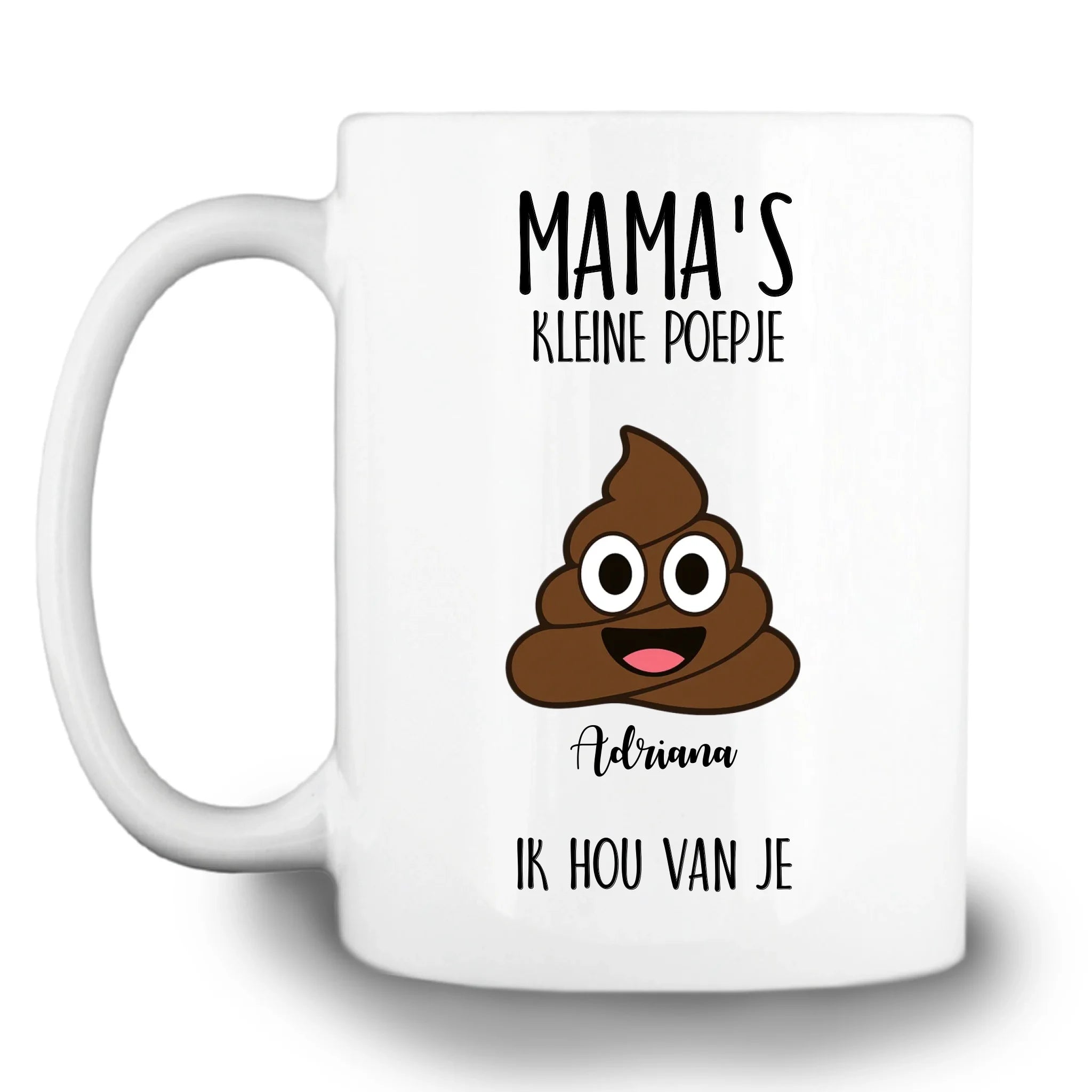 Gepersonaliseerde mok – Mama’s kleine poepjes