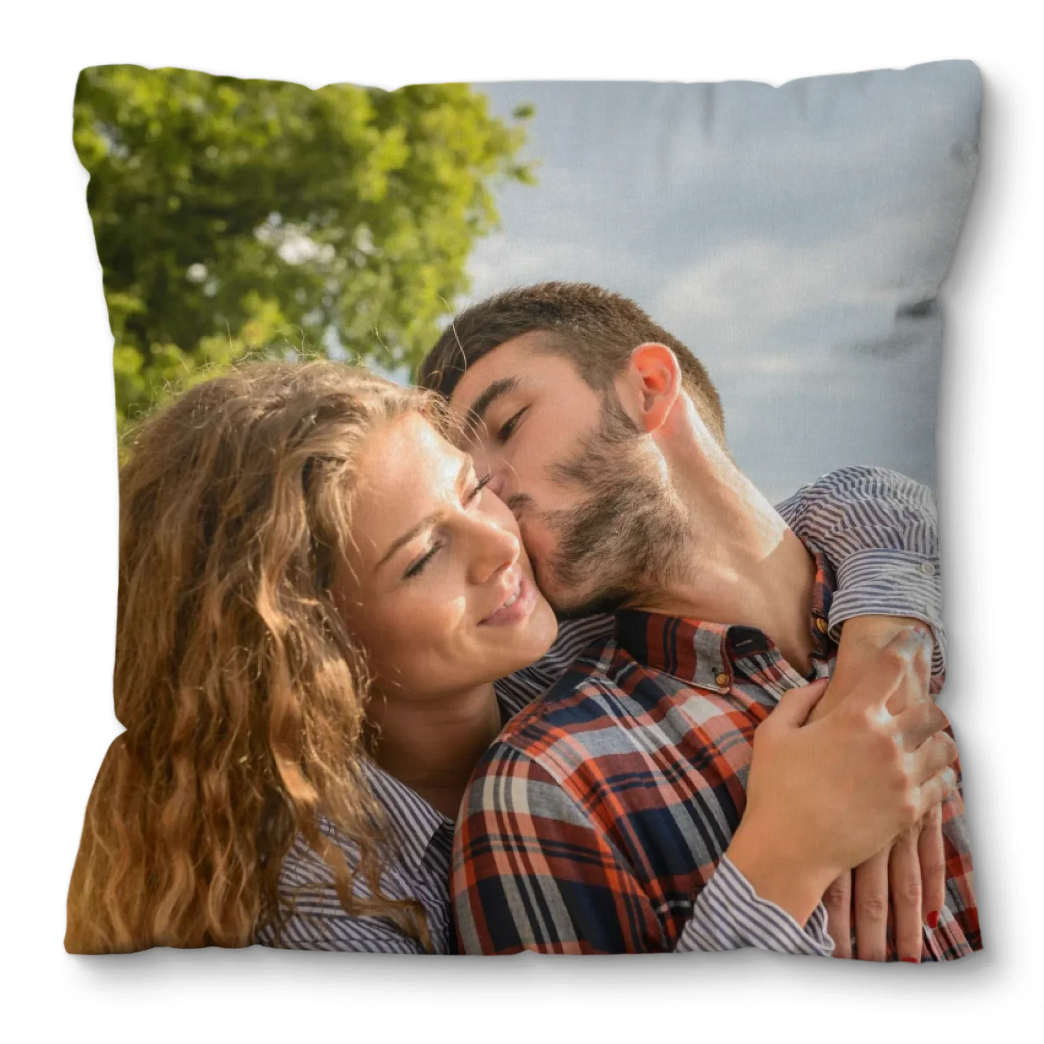 Gepersonaliseerd kussen met eigen foto