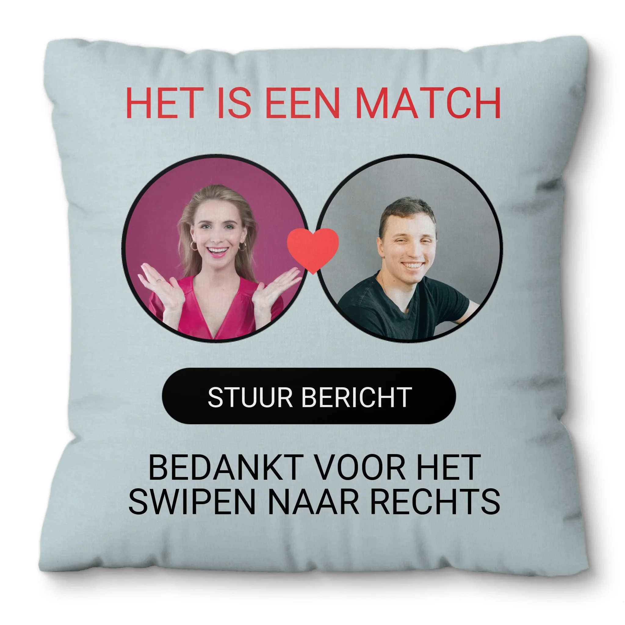 Gepersonaliseerd dating app kussen