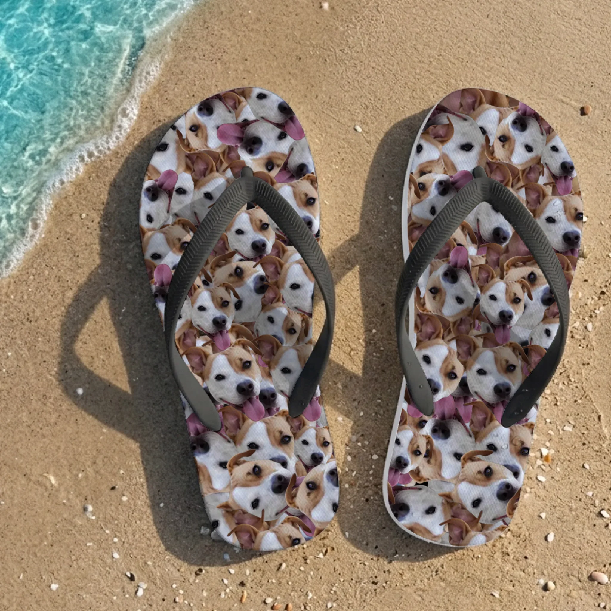 Gepersonaliseerde slippers met oneindig keer je huisdier – Voeg zelf een foto toe