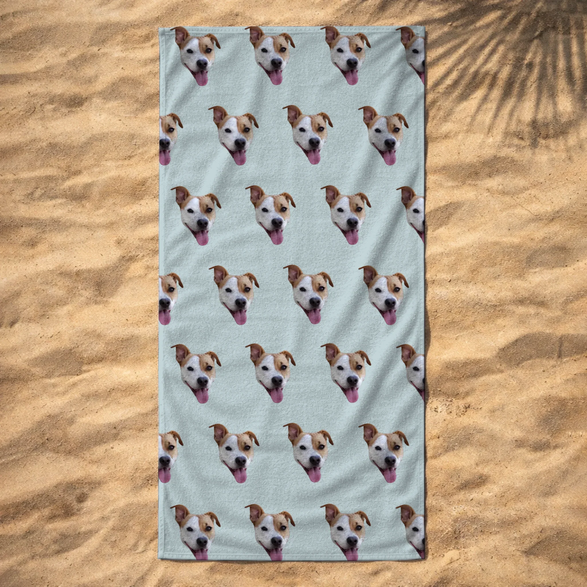 Gepersonaliseerde handdoek met uitgeknipte huisdieren Gepersonaliseerde handdoek met uitgeknipte huisdieren