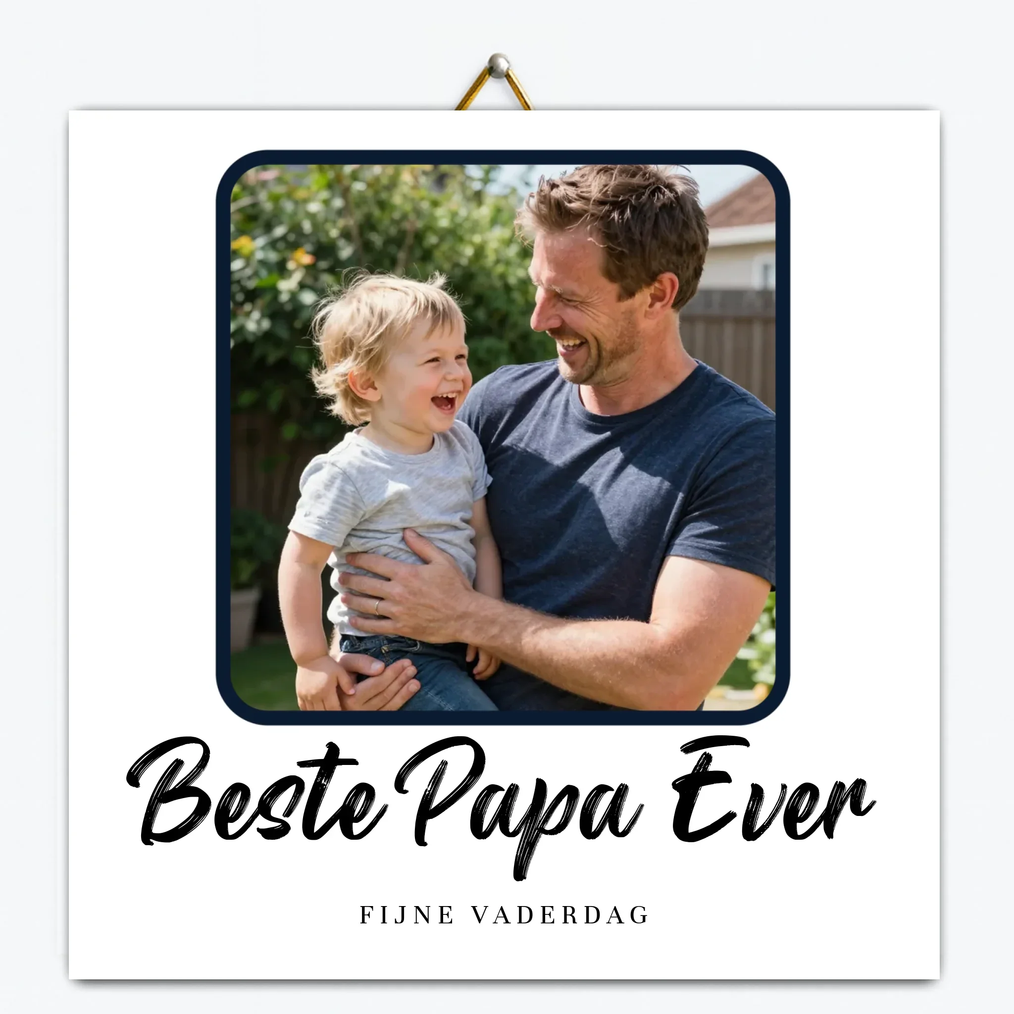 Gepersonaliseerd tegeltje – Beste papa ever