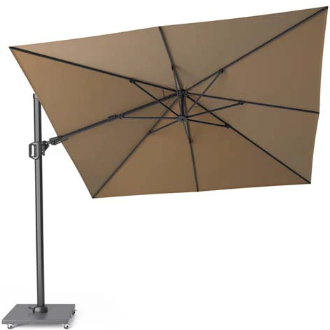 Platinum Challenger parasol T2  300×300 cm taupe