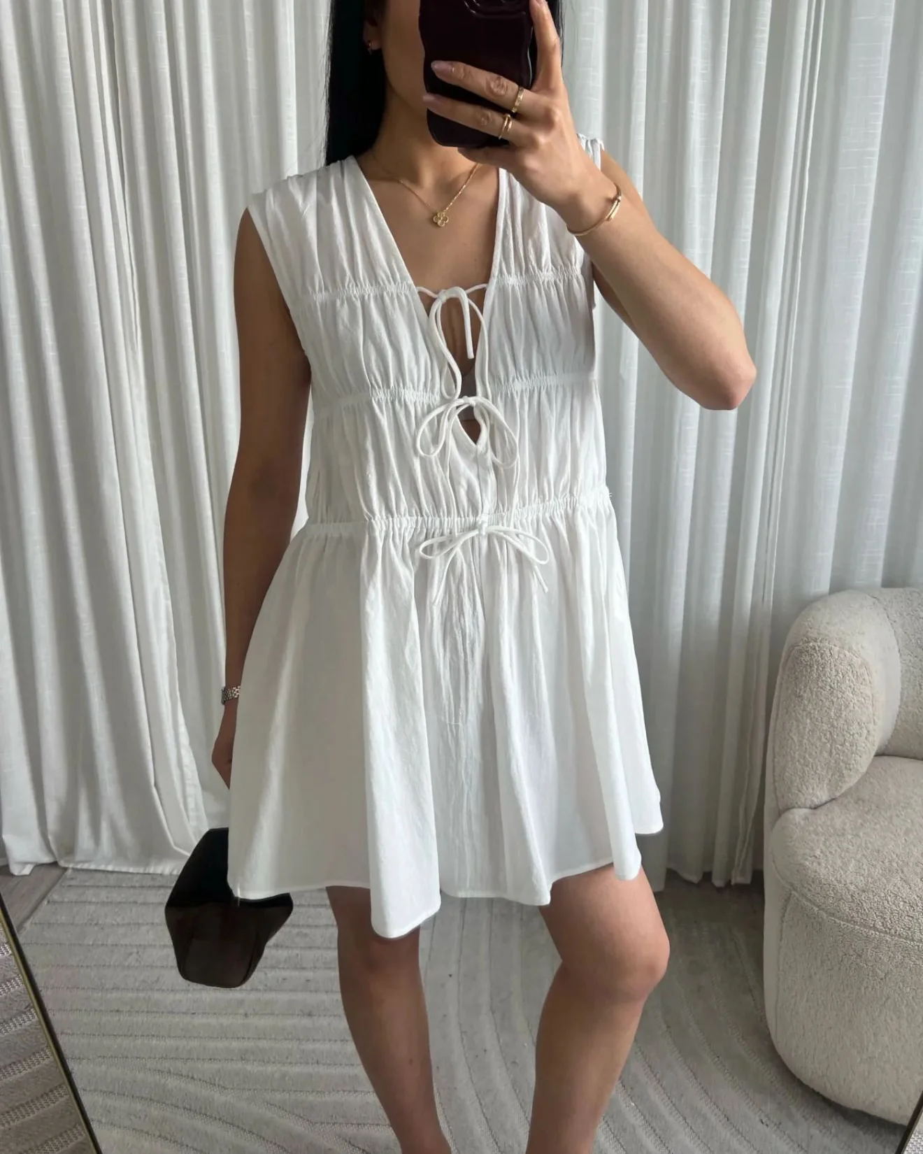 Short Bow Dress