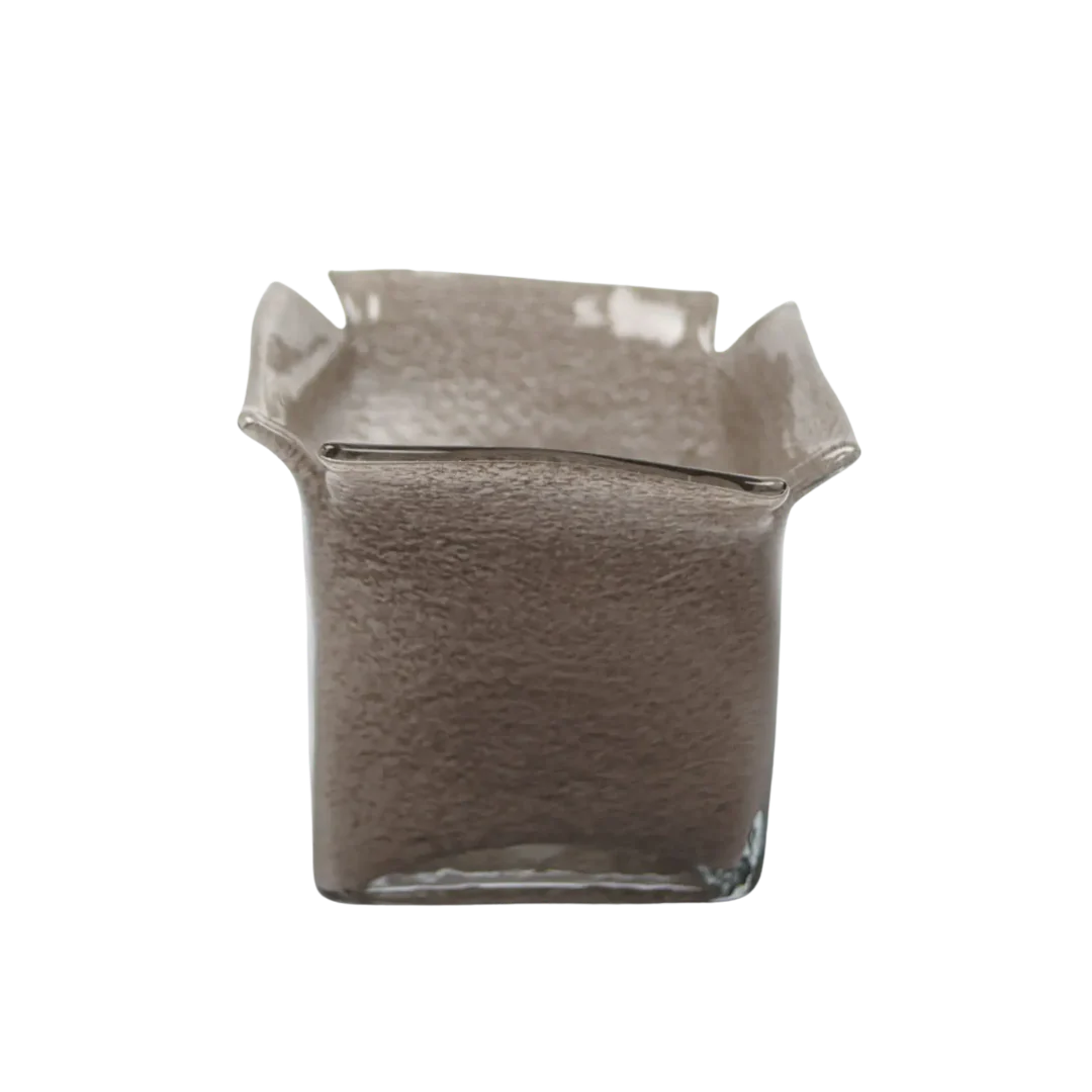 ATLAS KAARSHOUDER | GLAS | TAUPE
